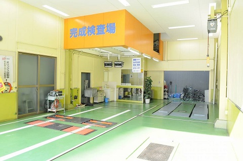 双輪自動車の一日車検とこだわりの板金